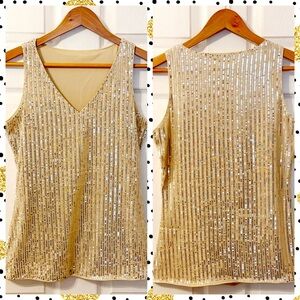 ✨Women’s V-Neck Sequins Embellished Top